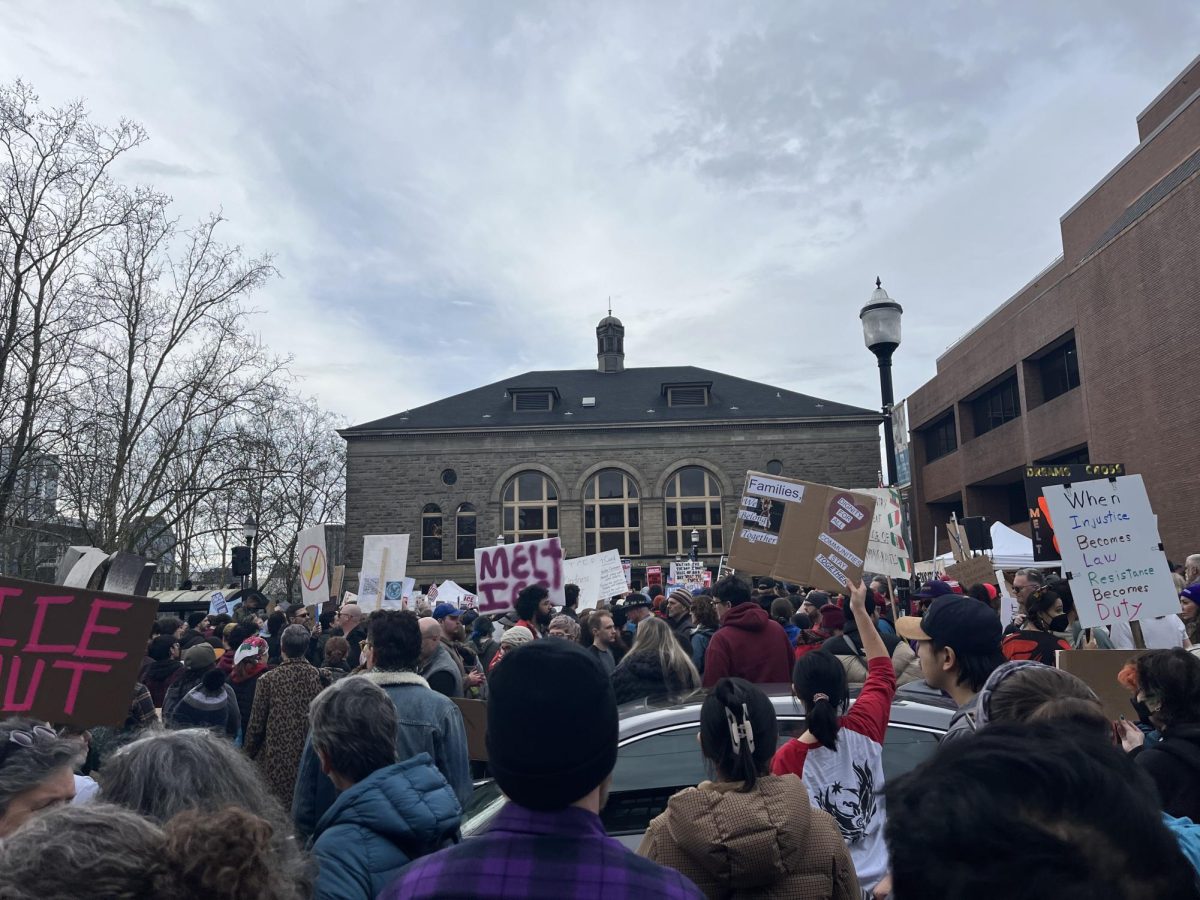 January 31st ICE Out Protest Blocked Traffic with Demonstration